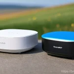 휴대용 와이파이 공유기 - Here are three detailed image prompts in English, designed to be 15+ friendly and based on the provi...